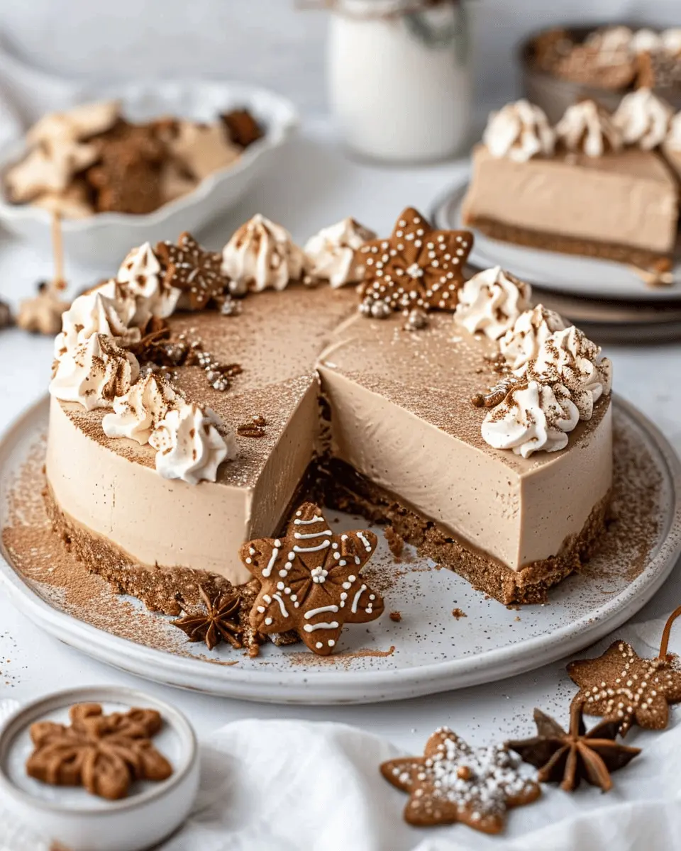 Simple No-Bake Gingerbread Cheesecake: The Easiest Indulgence