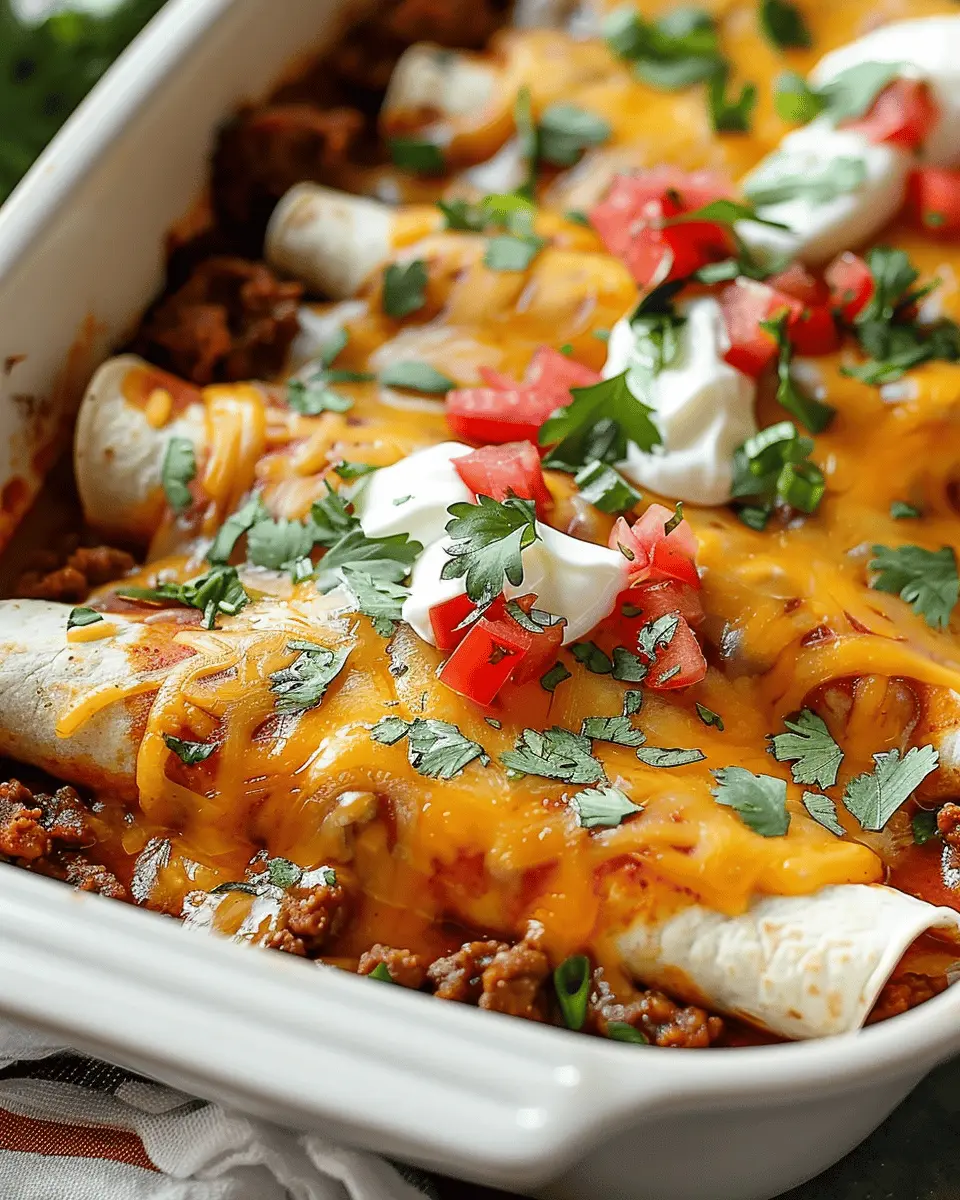 Delicious Ground Beef Enchiladas: A Simple and Satisfying Delight