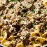 Creamy Ground Beef Stroganoff: Comfort in Every Bite