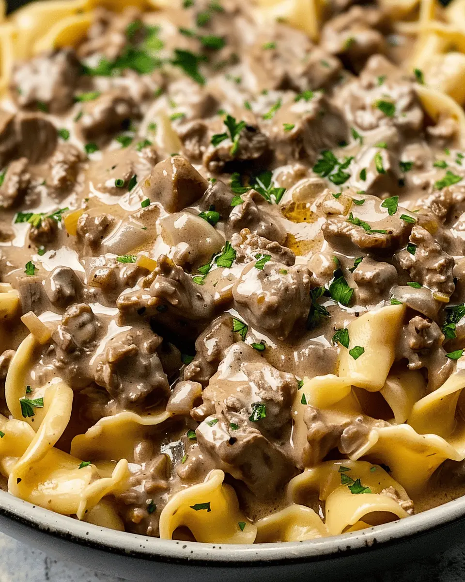 Creamy Ground Beef Stroganoff: The Best Comfort Food Dish