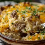 Cheesy Hamburger Rice Casserole