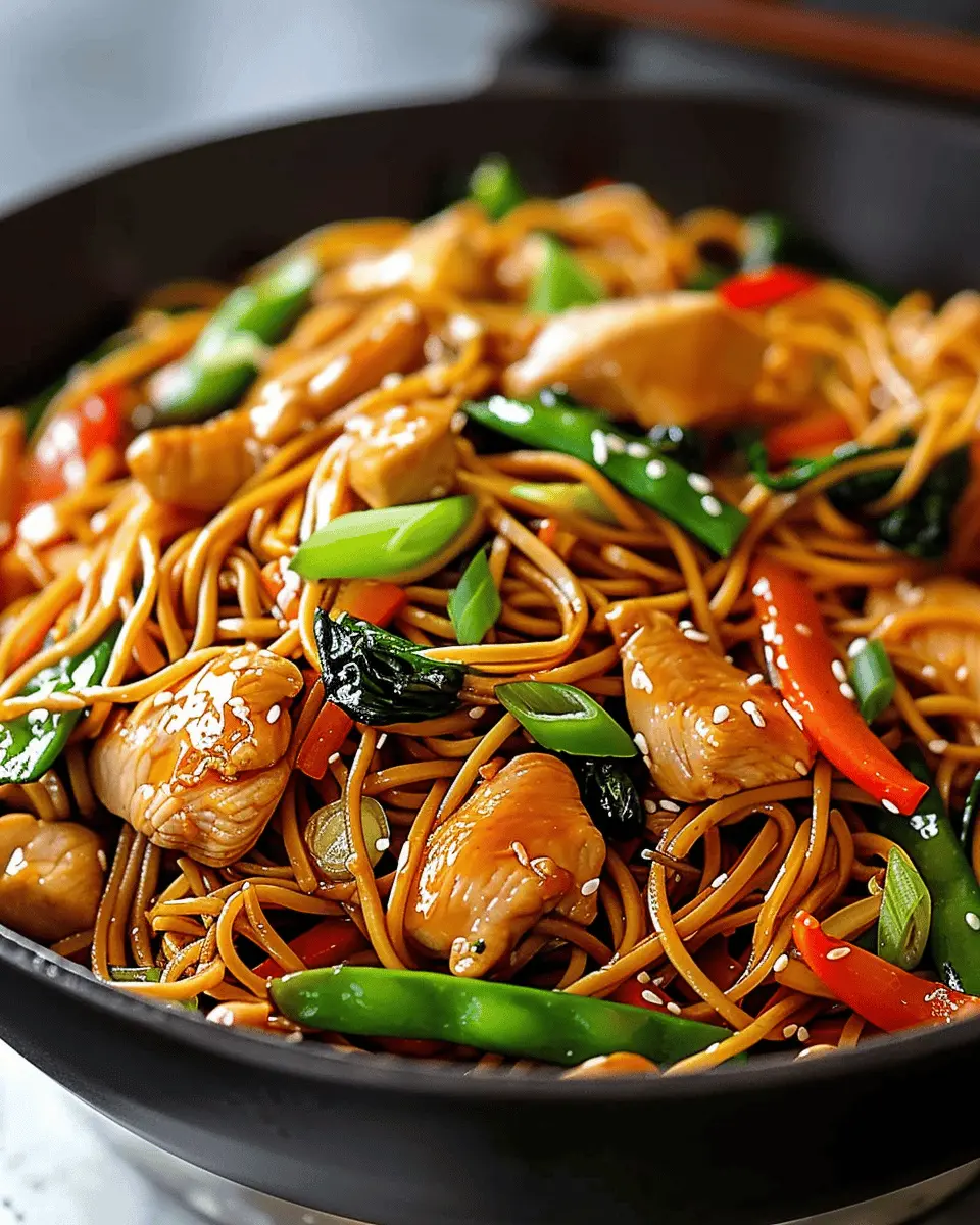 Delicious Chicken Lo Mein: Easy Meals with a Flavor Twist