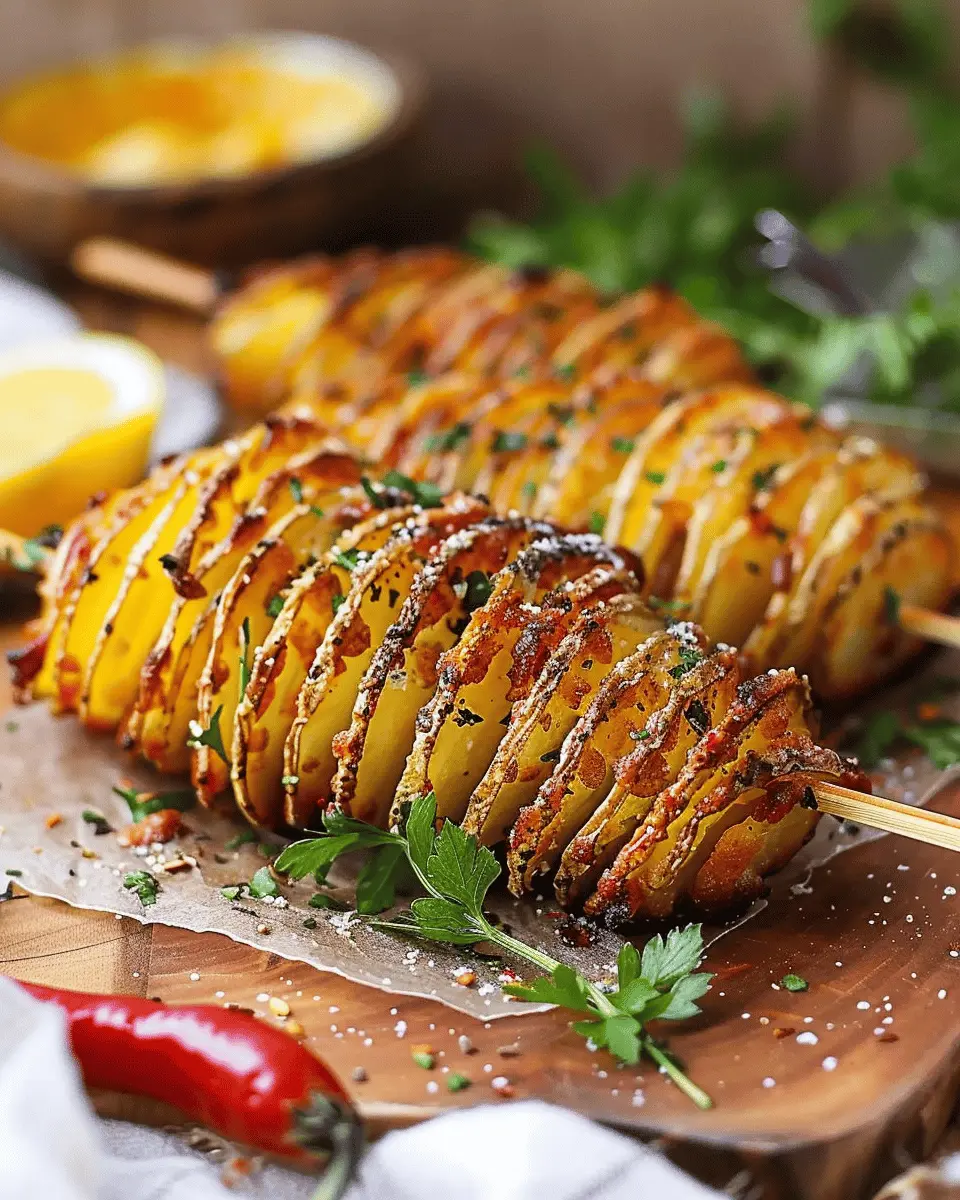 Crispy Accordion Potatoes: The Best Recipe with Turkey Bacon