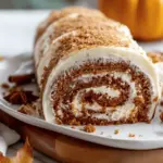Fall Pumpkin Spice Roll Cake