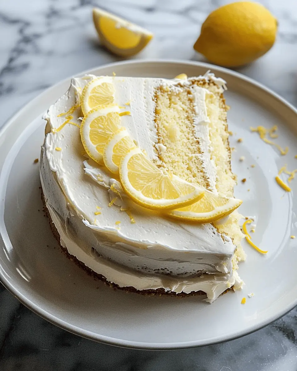 Lemon Cake with Lemon Frosting: The Best Homemade Delight