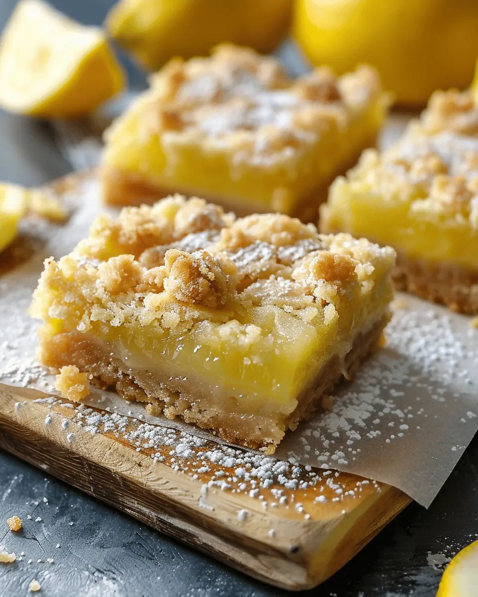 Lemon Crumb Bars: Easy and Irresistibly Tart Treats at Home