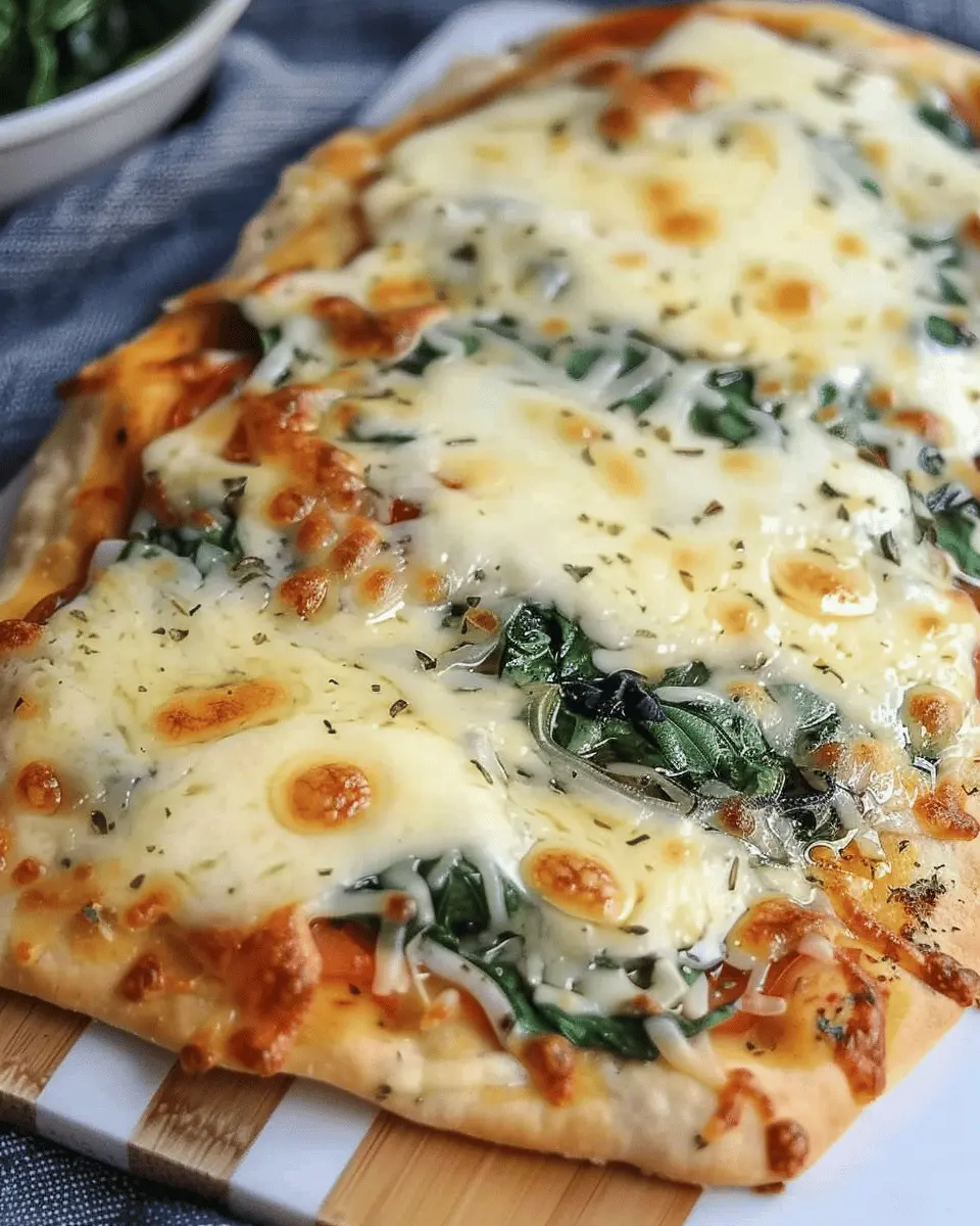 Air Fryer Florentine Flat Bread Pizza: Easy & Delicious Twist