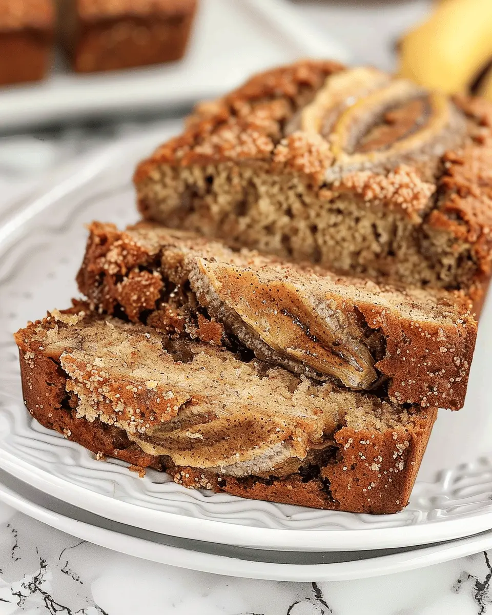 Cinnamon Swirl Banana Bread: Easy Gluten-Free Delight with Dairy-Free Option