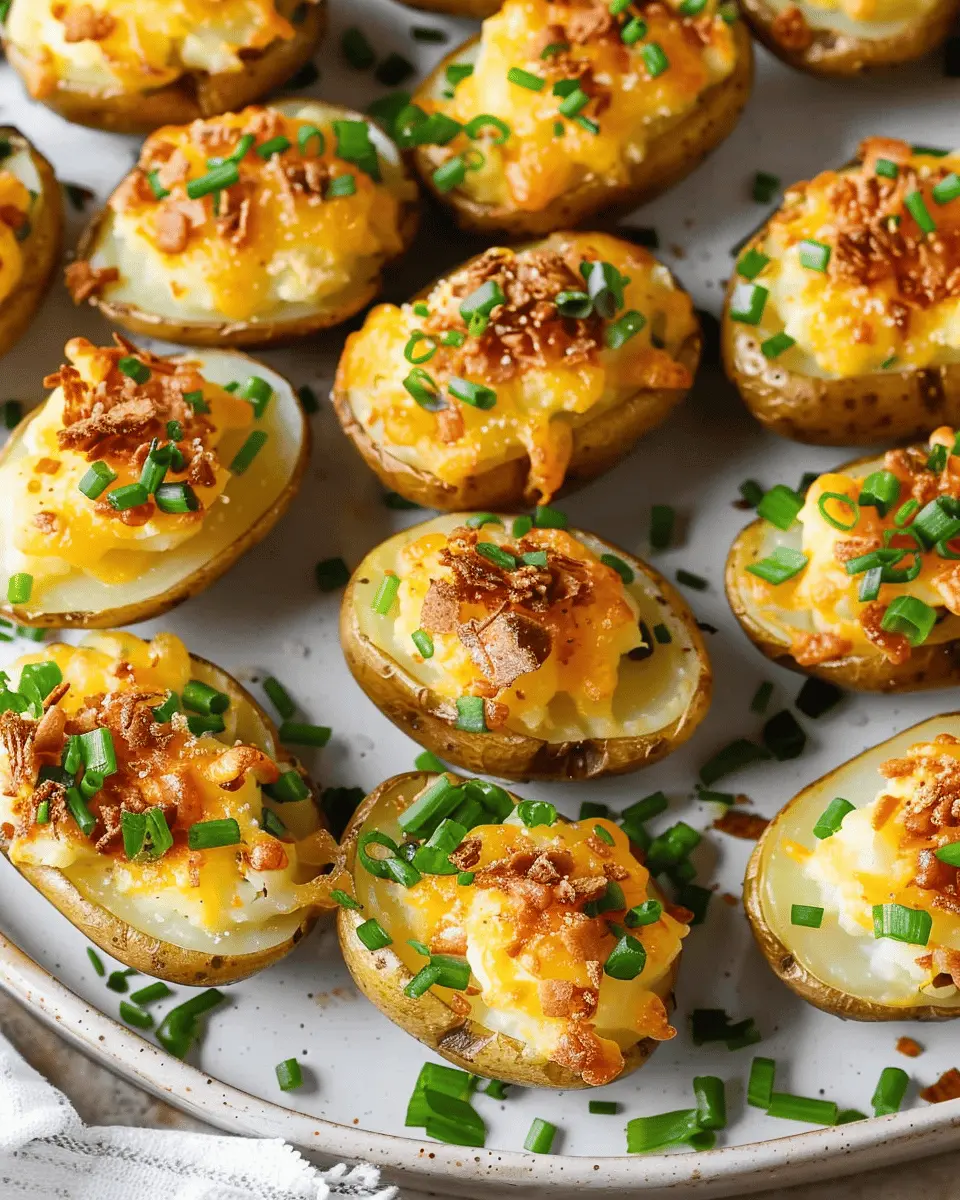 Mini Twice-Baked Potatoes with Turkey Bacon: The Best Comfort Food