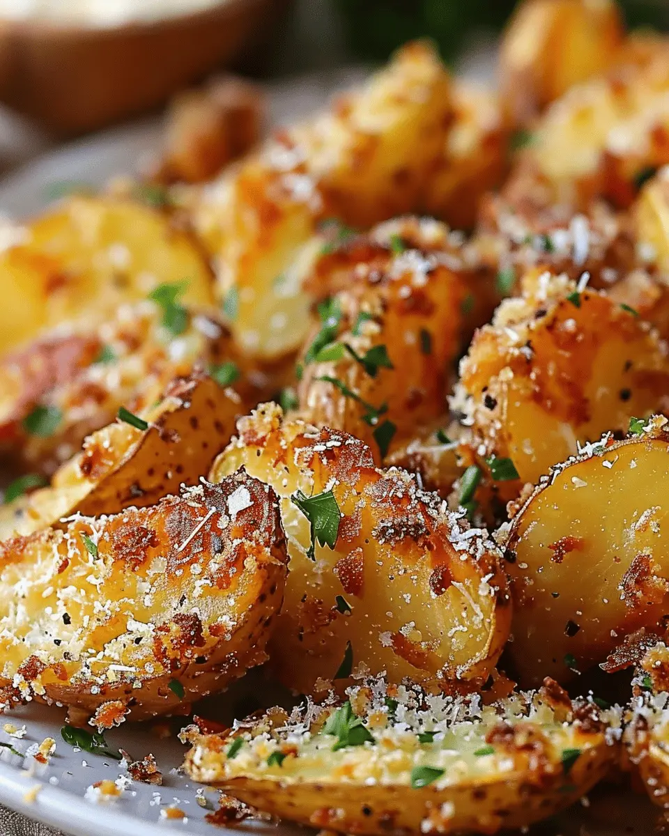 Crispy Crunchy Parmesan Potatoes: The Best Side Dish Ever