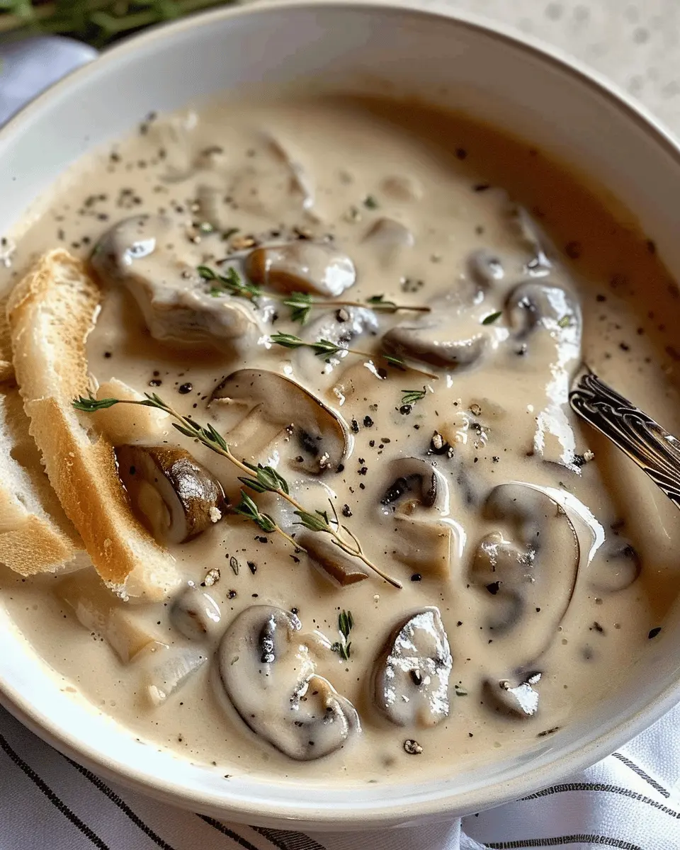 Easy Creamy Mushroom Soup: Indulgent Comfort in Every Spoonful