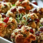Festive Cranberry Turkey Stuffing Balls