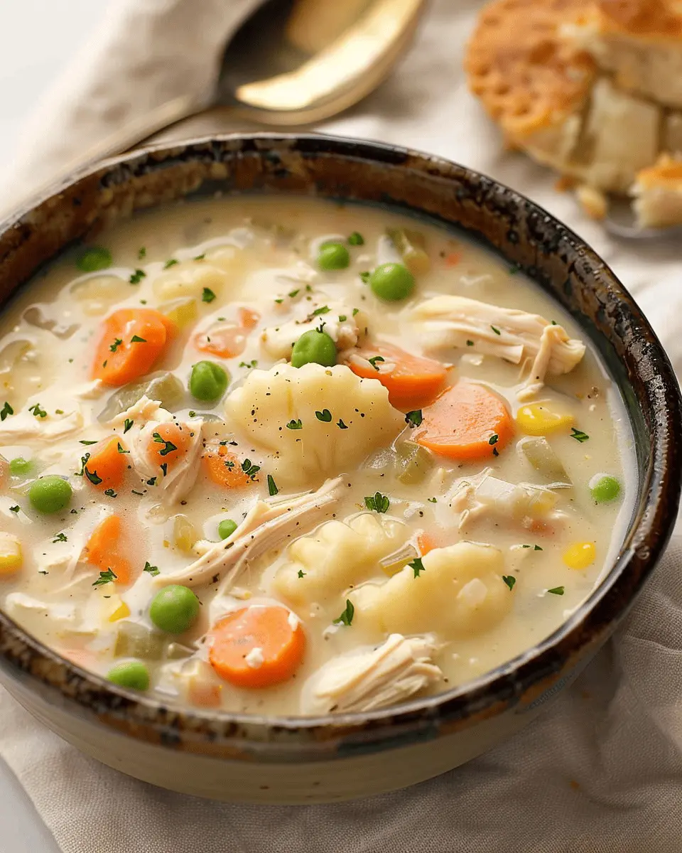 Chicken Pot Pie Soup Recipe: Cozy and Indulgent Comfort Food