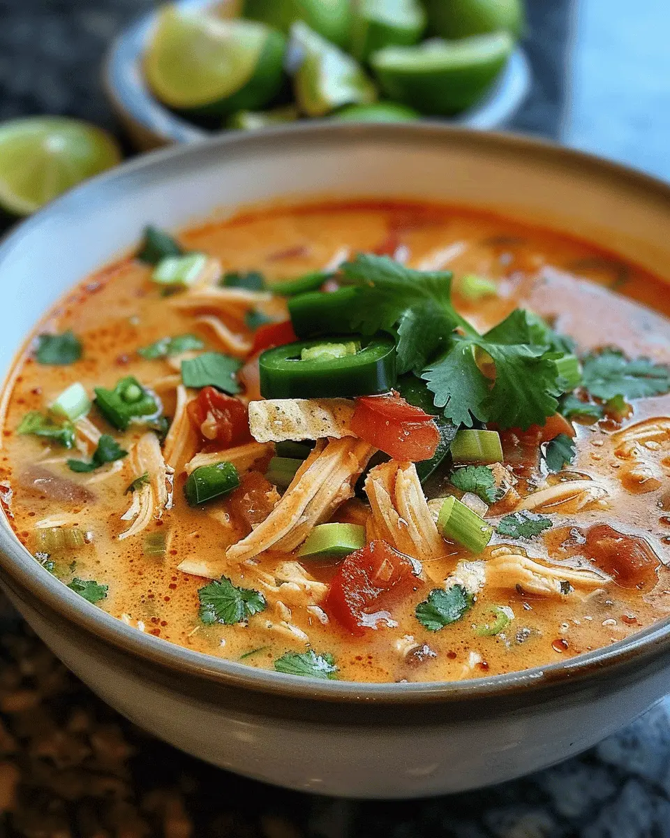 Creamy Chicken Tortilla Soup: A Cozy Bowl of Comfort Awaits