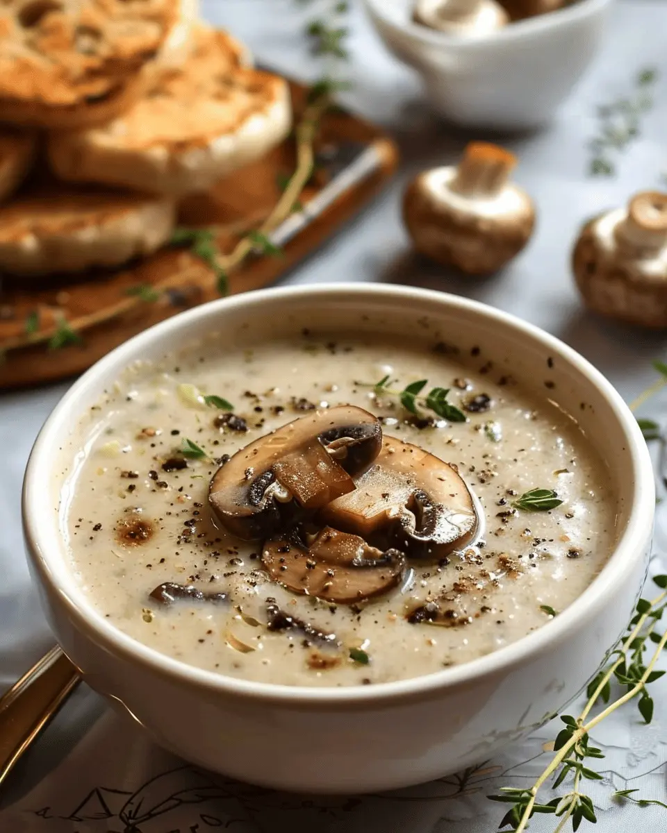 Mushroom Soup Recipe: The Best Cozy Comfort Food You’ll Love