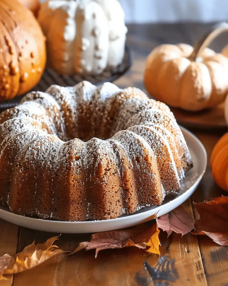 Delicious Pumpkin Bundt Cake: A Cozy Fall Favorite to Delight You