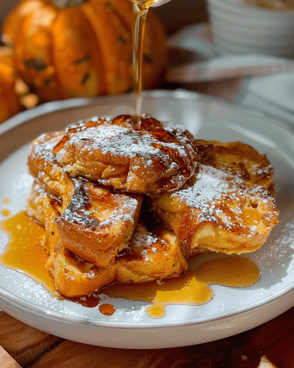 Pumpkin French Toast: Easy Indulgence with Turkey Bacon Twist