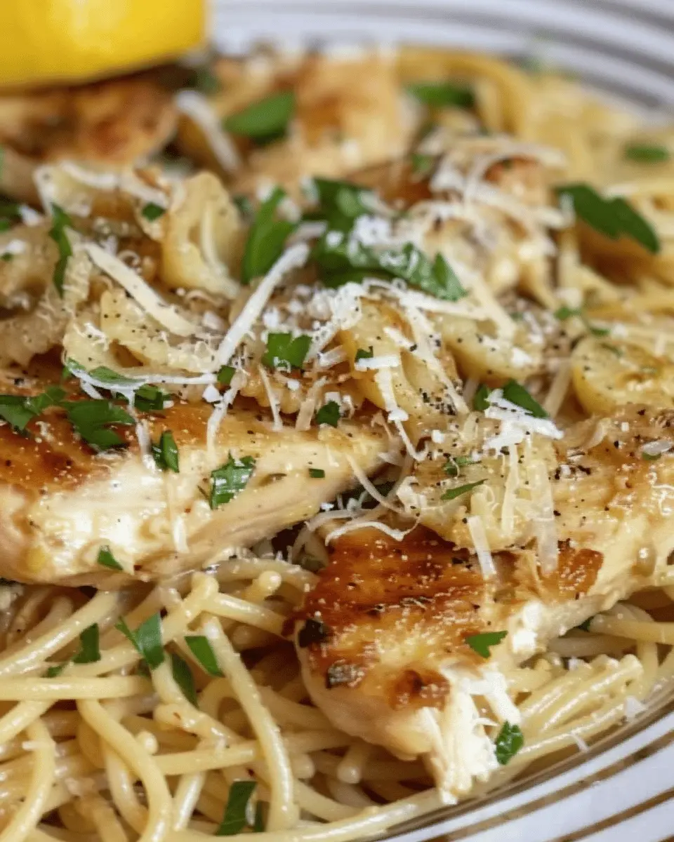 Chicken Piccata Pasta: A Zesty, Easy Dinner Delight 🍋