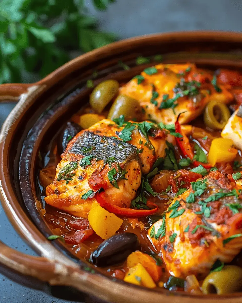 Moroccan Fish Tagine with Ginger & Saffron: A Flavorful Journey