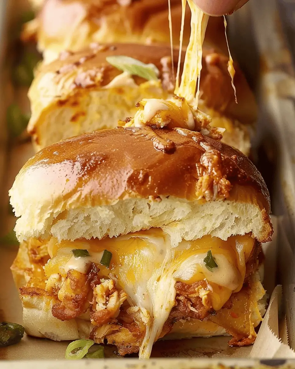 Extra-Cheesy Chicken Sliders That Will Make You Smile