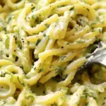 One Tray Creamy Zucchini Pasta