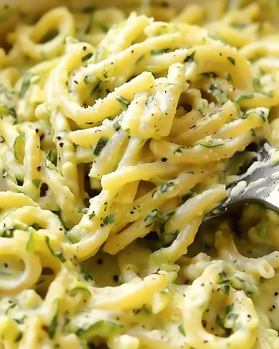 One Tray Creamy Zucchini Pasta: Easy Comfort Food Delight
