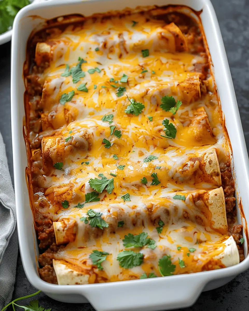 Easy Ground Beef Enchiladas: A Flavorful Family Favorite Recipe