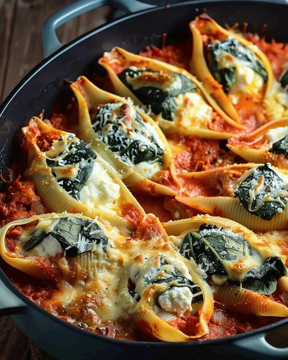 Spinach and Ricotta Stuffed Shells: Easy Comfort Food Delight