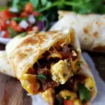 Salsa Breakfast Burritos