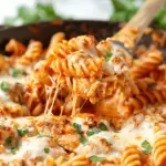 Chicken Parmesan Pasta Skillet