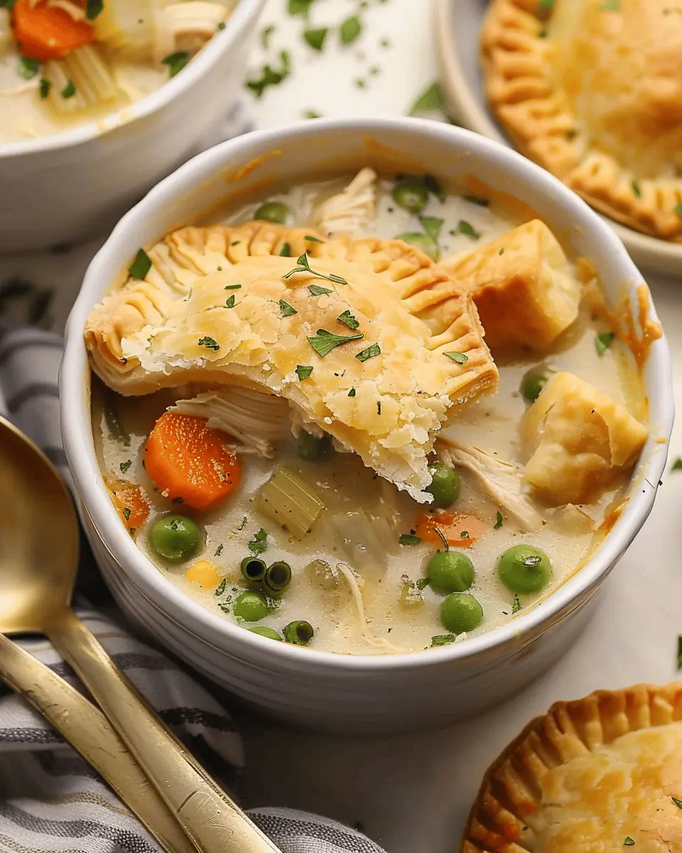Chicken Pot Pie Soup with Turkey Bacon: A Cozy Comfort Meal