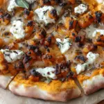 Air Fryer Savory Pumpkin Ricotta Pizza