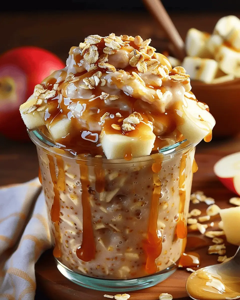 Caramel Apple Overnight Oats: The Easy Indulgence You’ll Love
