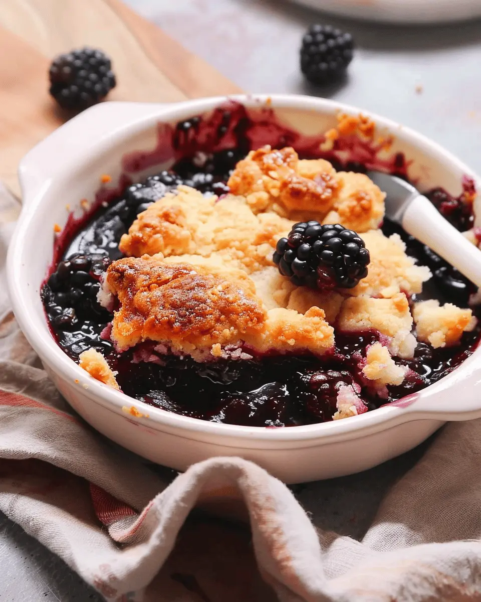 Old Fashioned Blackberry Cobbler: The Best Homemade Delight