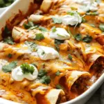 Irresistible Beef Enchiladas with Red Sauce Recipe