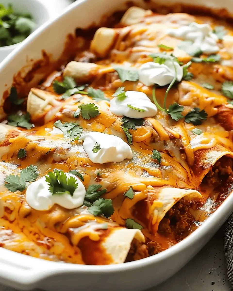 Irresistible Beef Enchiladas: A Deliciously Easy Red Sauce Recipe