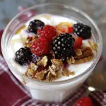 Greek Yogurt with Berries, Nuts and Honey