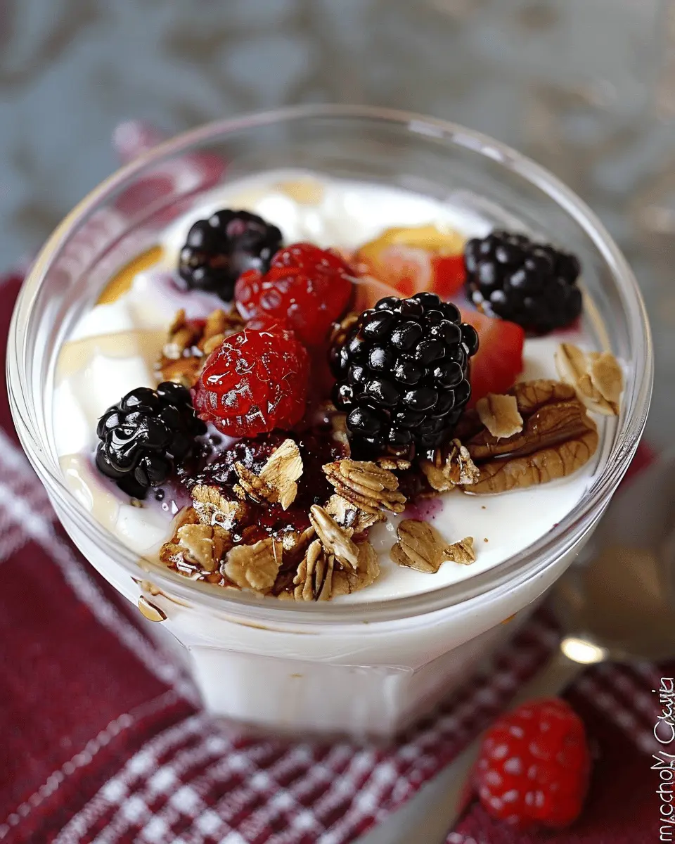 Greek Yogurt with Berries: A Healthy, Indulgent Delight