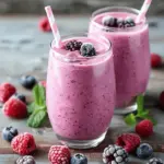 Vanilla Berry Protein Smoothie