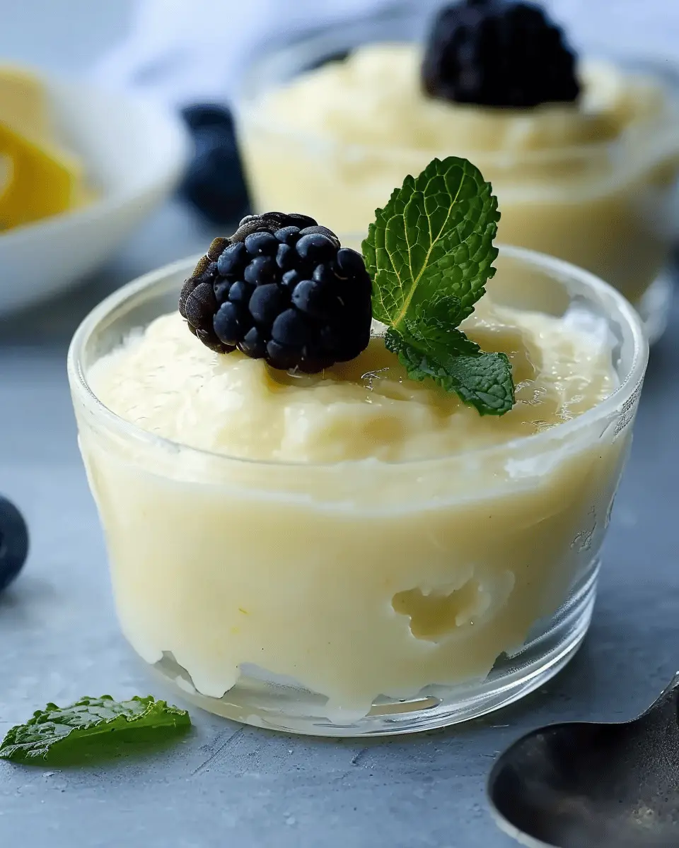 Lemon Buttermilk Pudding: A Creamy Delight for Your Table