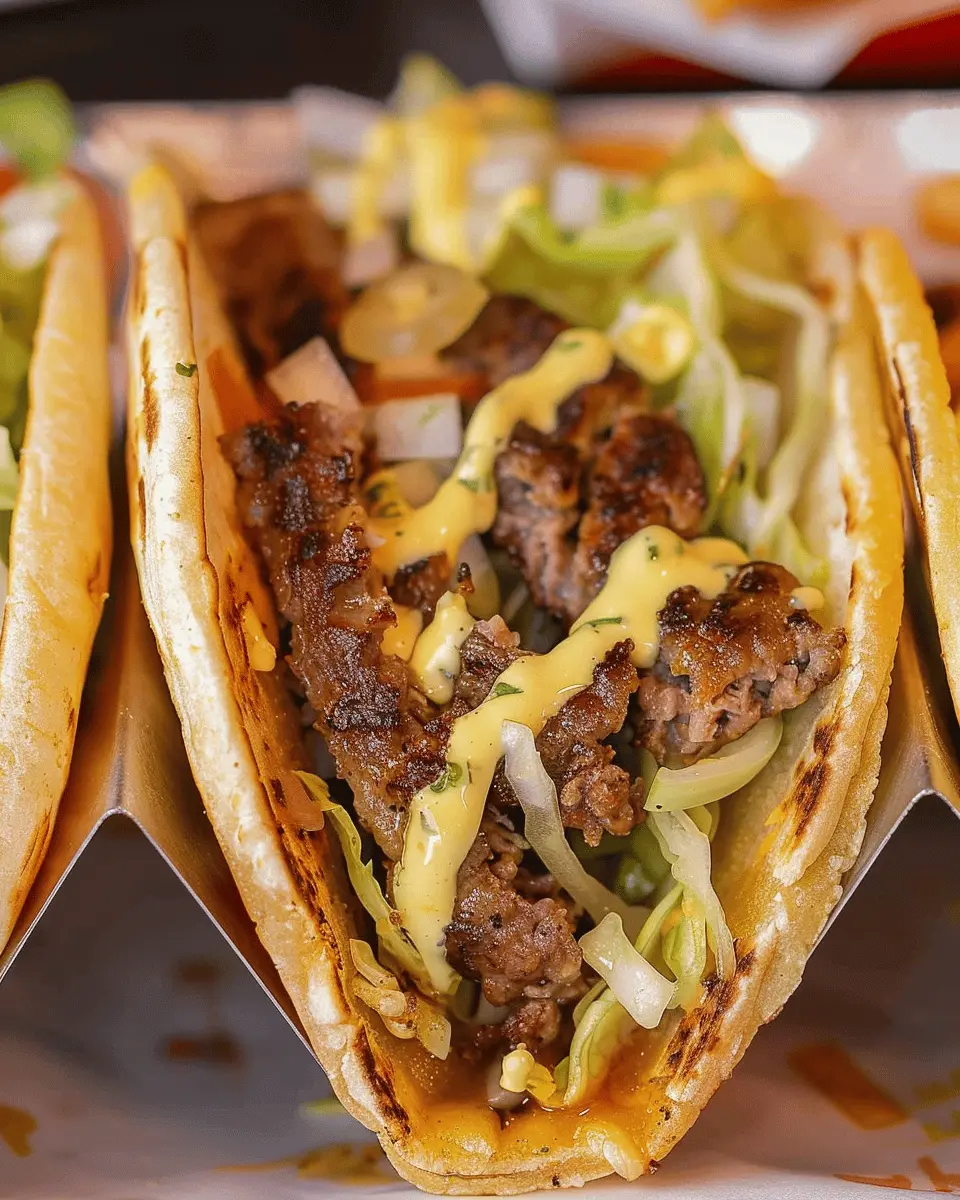 Smash Burger Tacos: Juicy Homemade Delight with Turkey Bacon