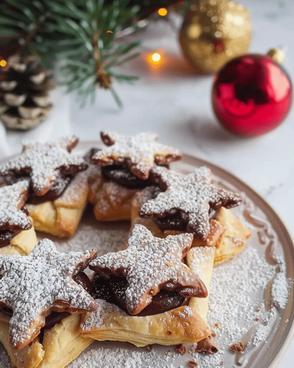 Nutella Puff Pastry Star Wreath: The Best Indulgent Treat for Gatherings