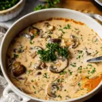 Creamy Hungarian Mushroom Soup