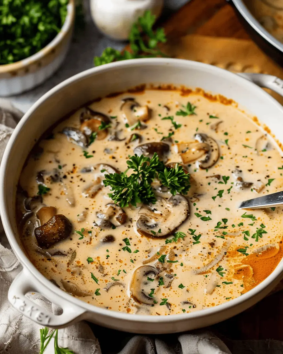 Creamy Hungarian Mushroom Soup: A Soul-Warming Delight