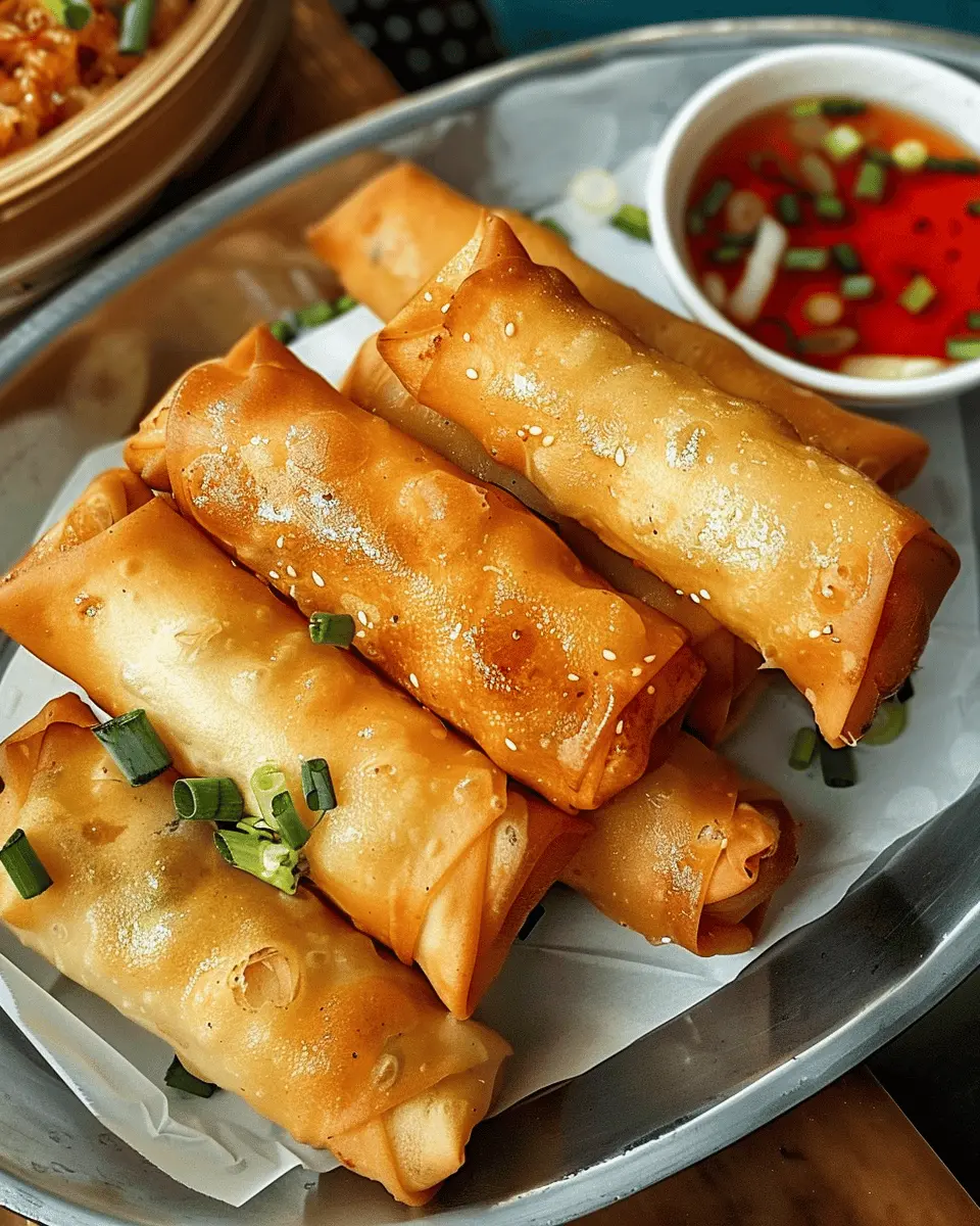 Lumpia Shanghai: Easy Beef Spring Rolls with Turkey Bacon Twist