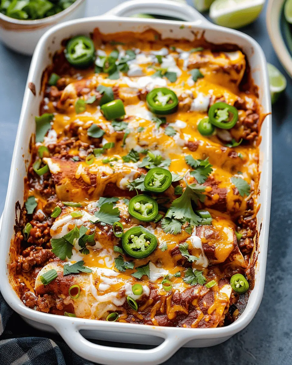 Easy Beef Enchiladas: A Deliciously Simple Weeknight Dinner