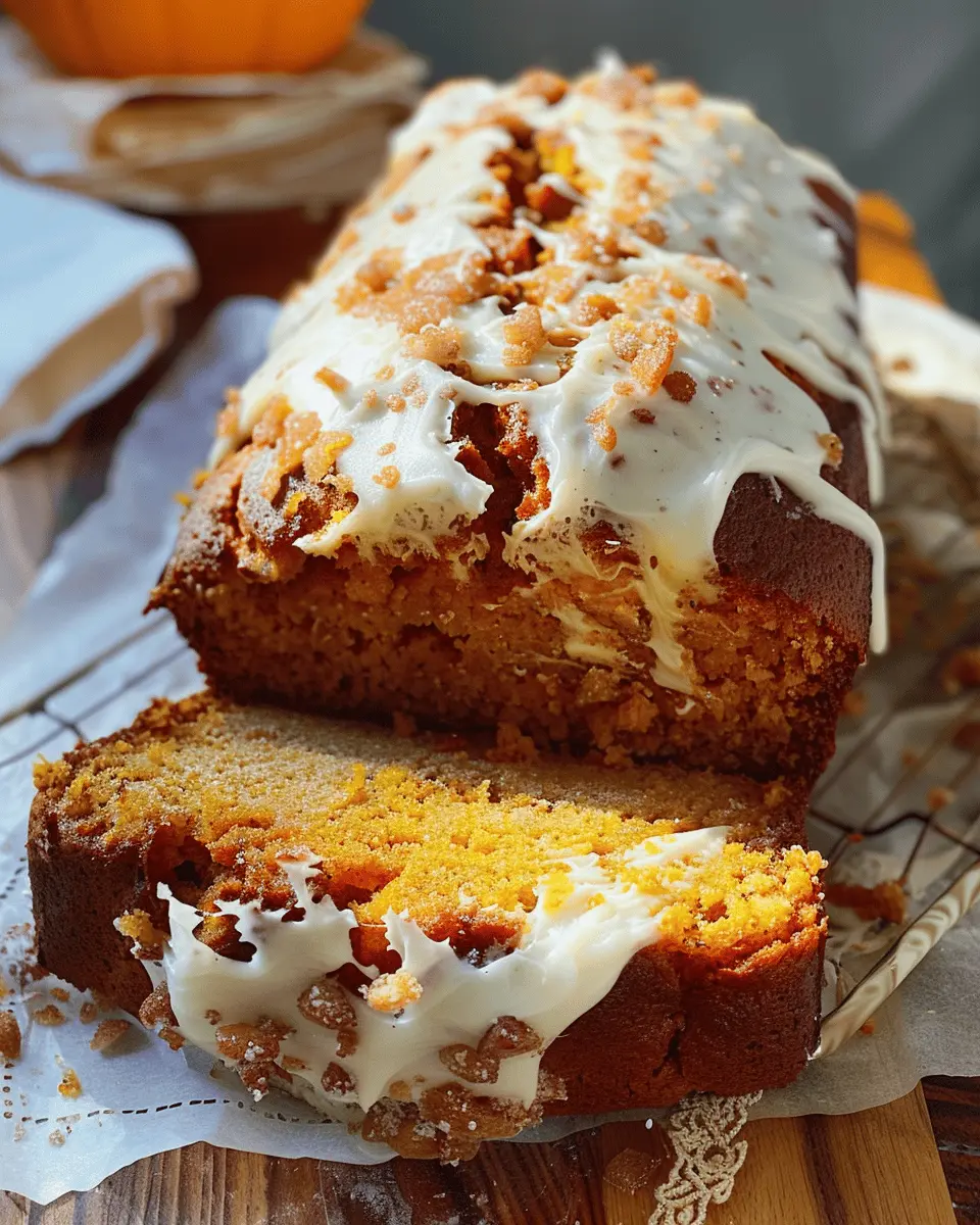 Frosted Pumpkin Bread: The Best Cozy Treat You’ll Love