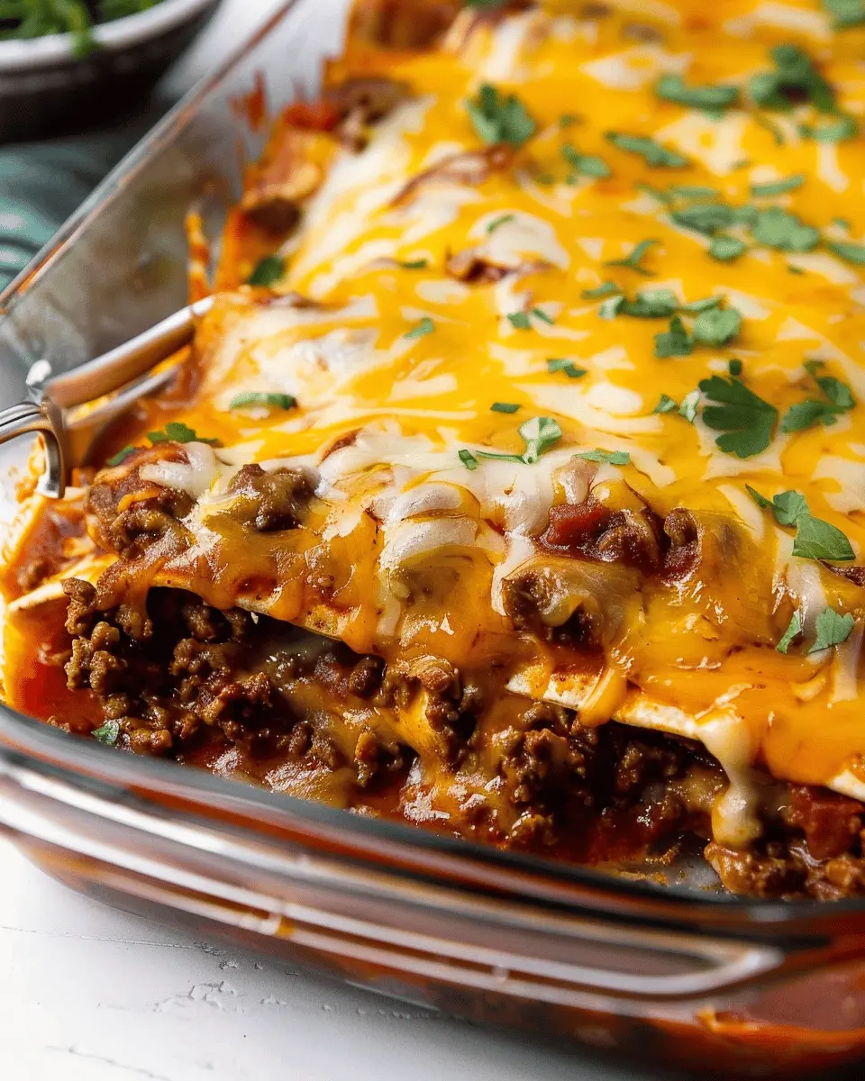 Easy Ground Beef Enchiladas: A Delicious Twist for Dinner Tonight