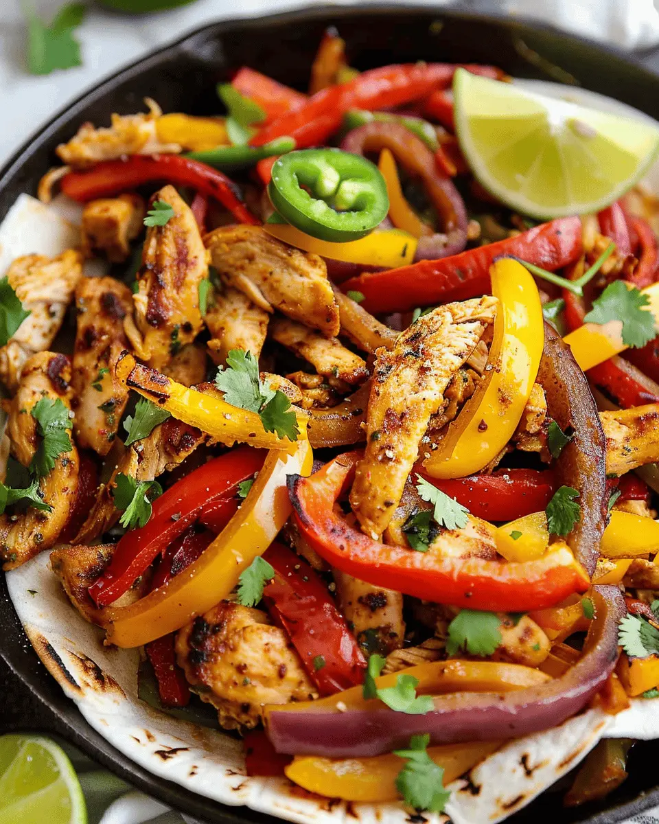 Easy Chicken Fajitas: Quick, Flavorful Family Dinner Recipe