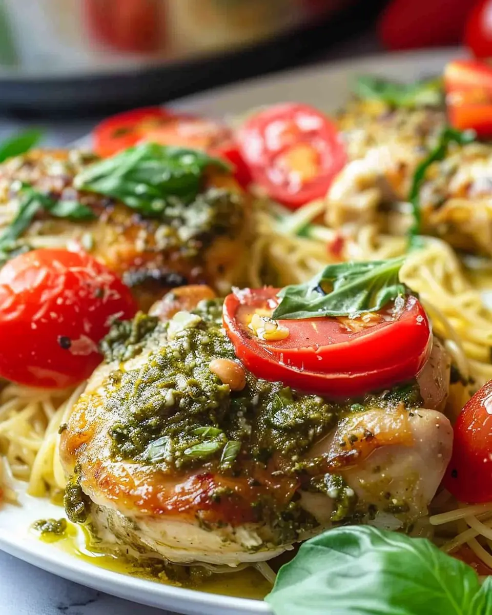 Instant Pot Cashew Basil Pesto Chicken: Easy Flavorful Dinner